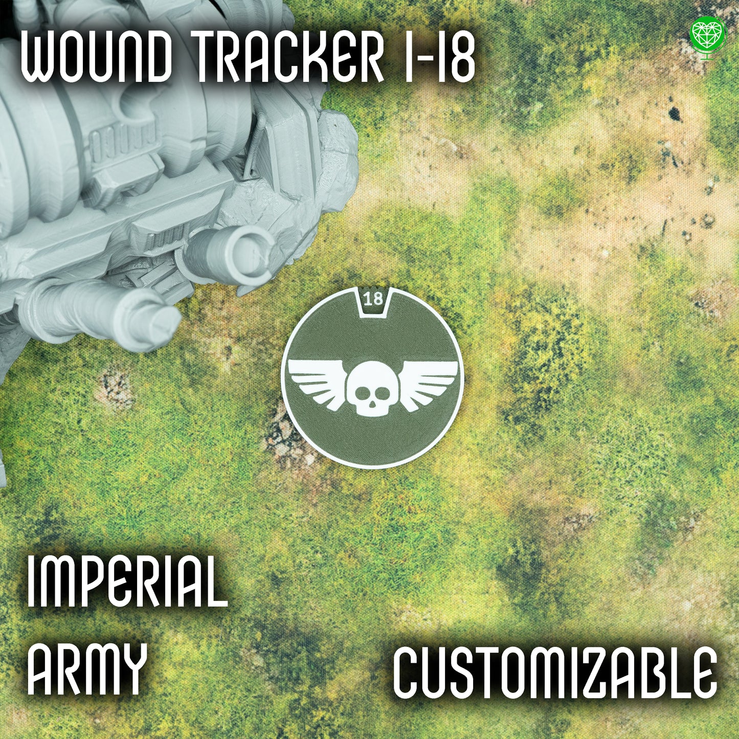 Zestaw znaczników 1-18 ran dla Imperial Army