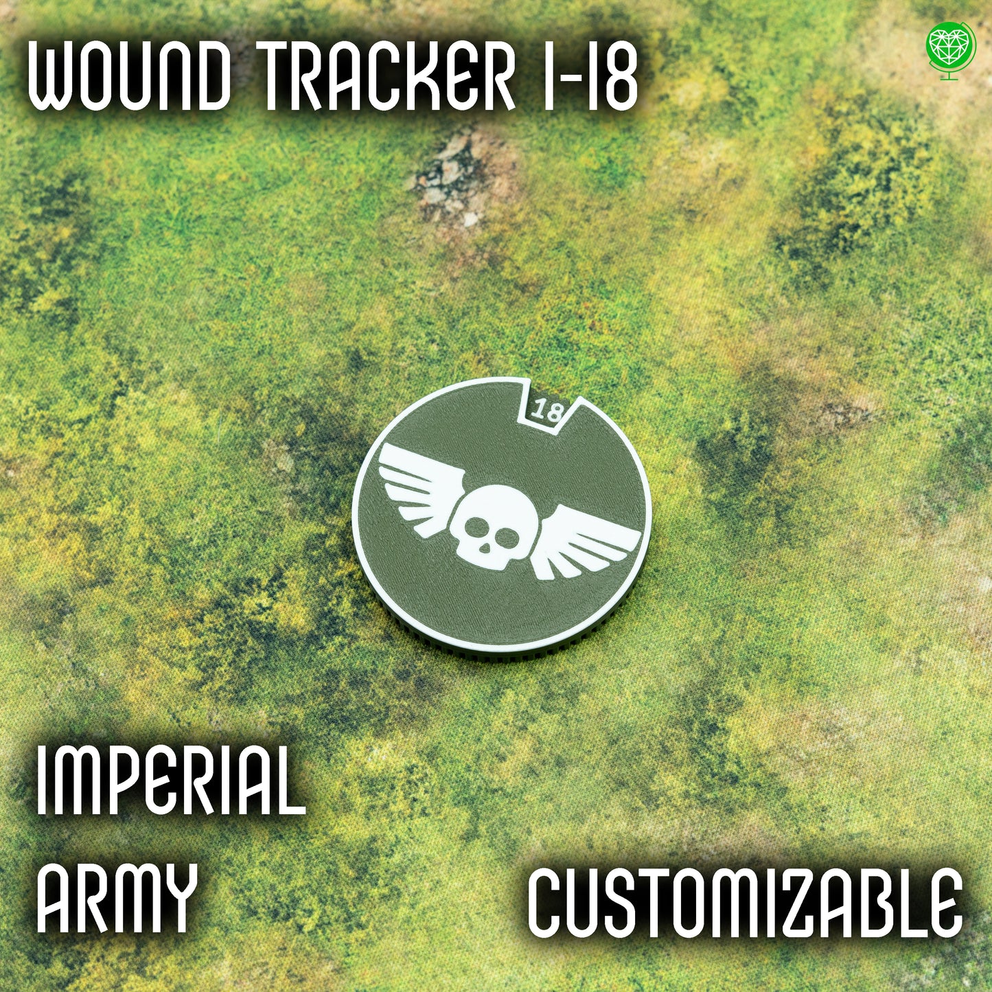 Zestaw znaczników 1-18 ran dla Imperial Army