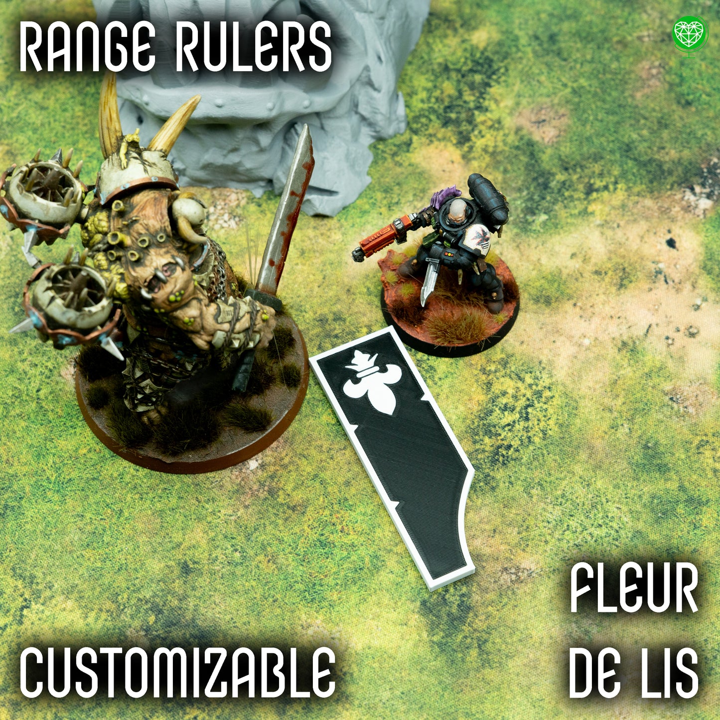 Zestaw miarek - Styl Fleur de Lis