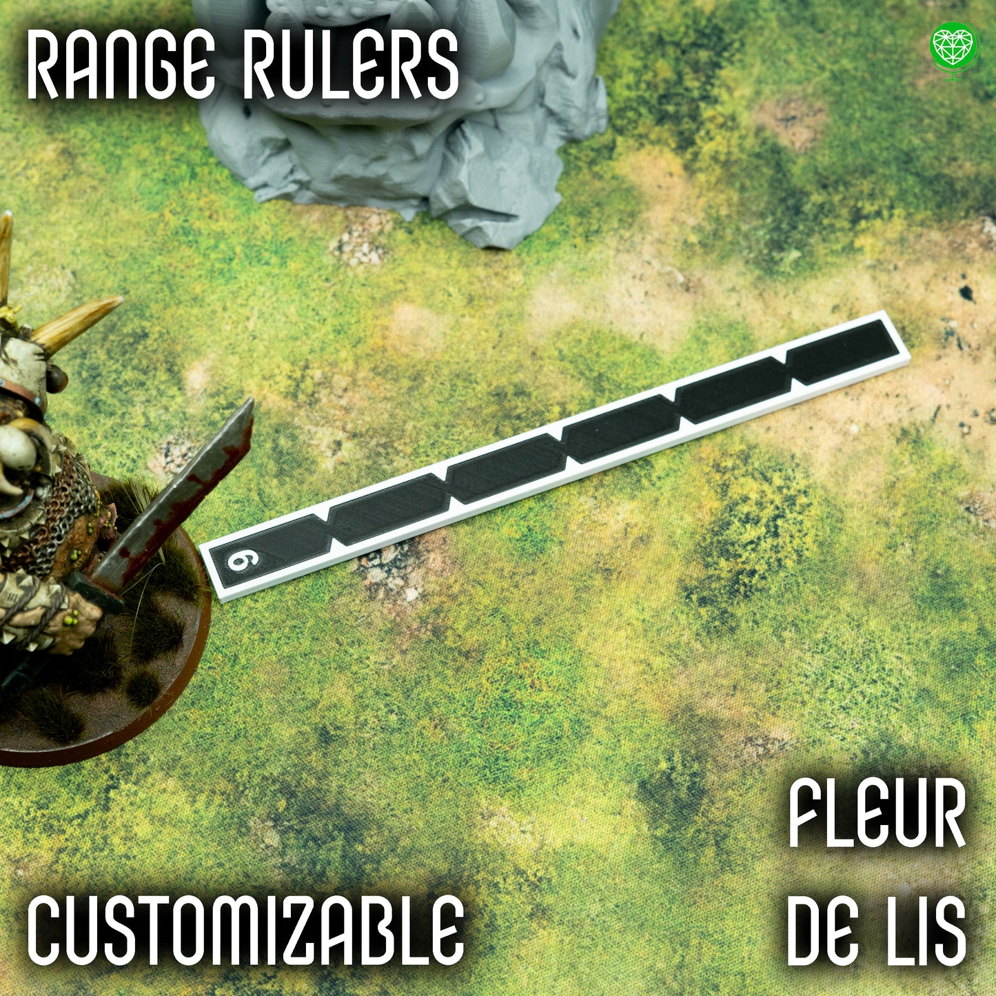 Zestaw miarek - Styl Fleur de Lis