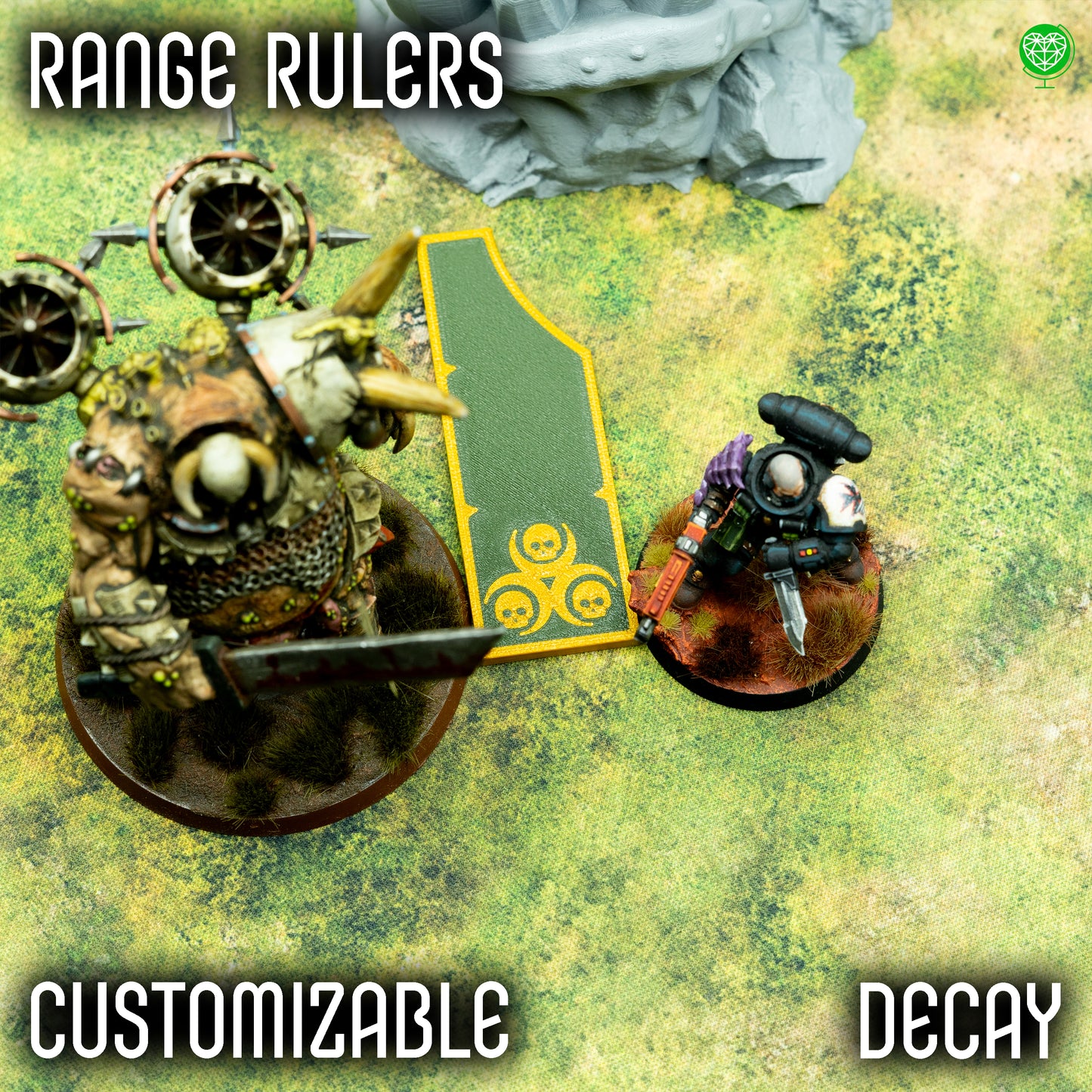 Range Rulers - Decay Style
