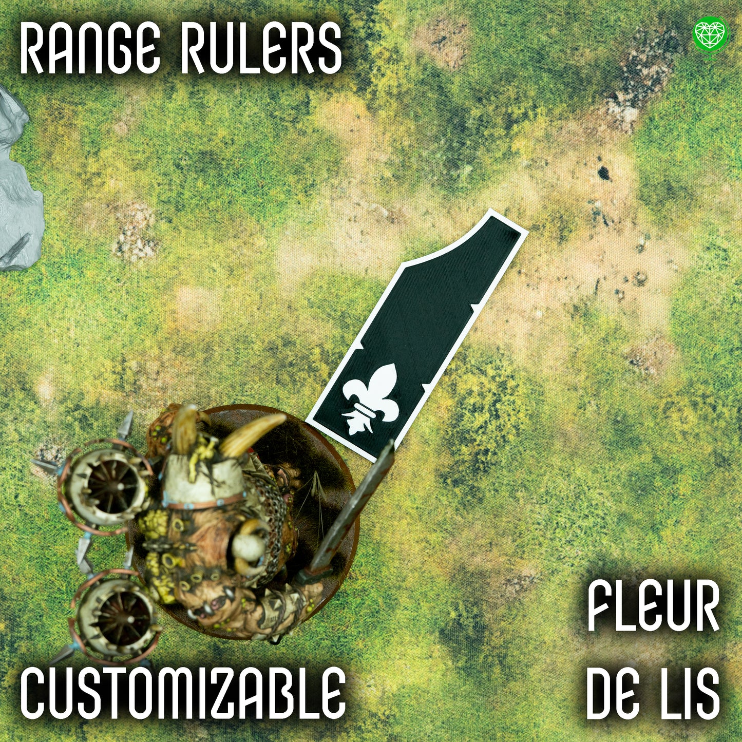 Zestaw miarek - Styl Fleur de Lis