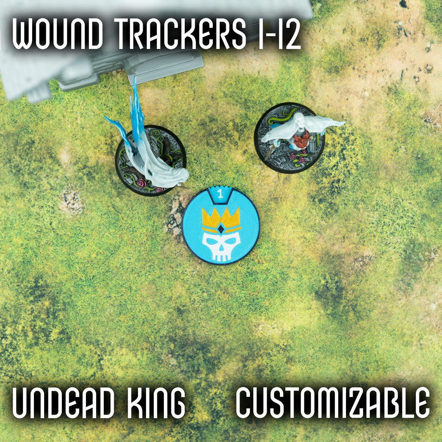Zestaw znaczników 1-12 ran styl Undead King