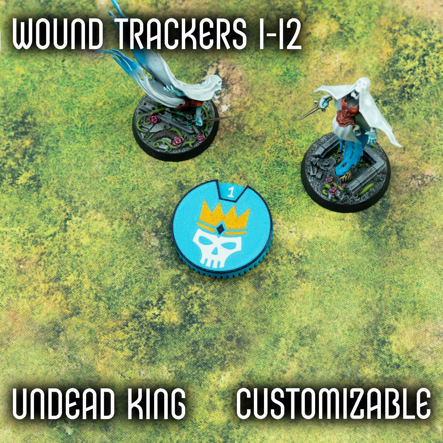 Zestaw znaczników 1-12 ran styl Undead King