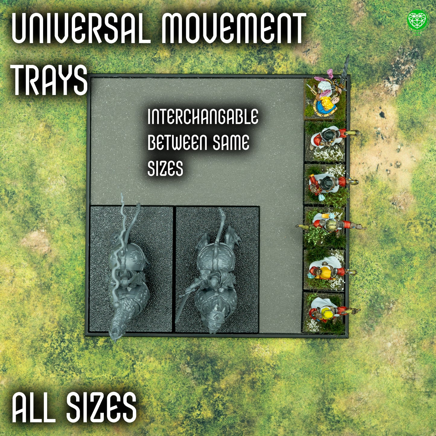 Monster Cavalry (50x75mm) - Magnetyczny Movement Tray do gier bitewnych