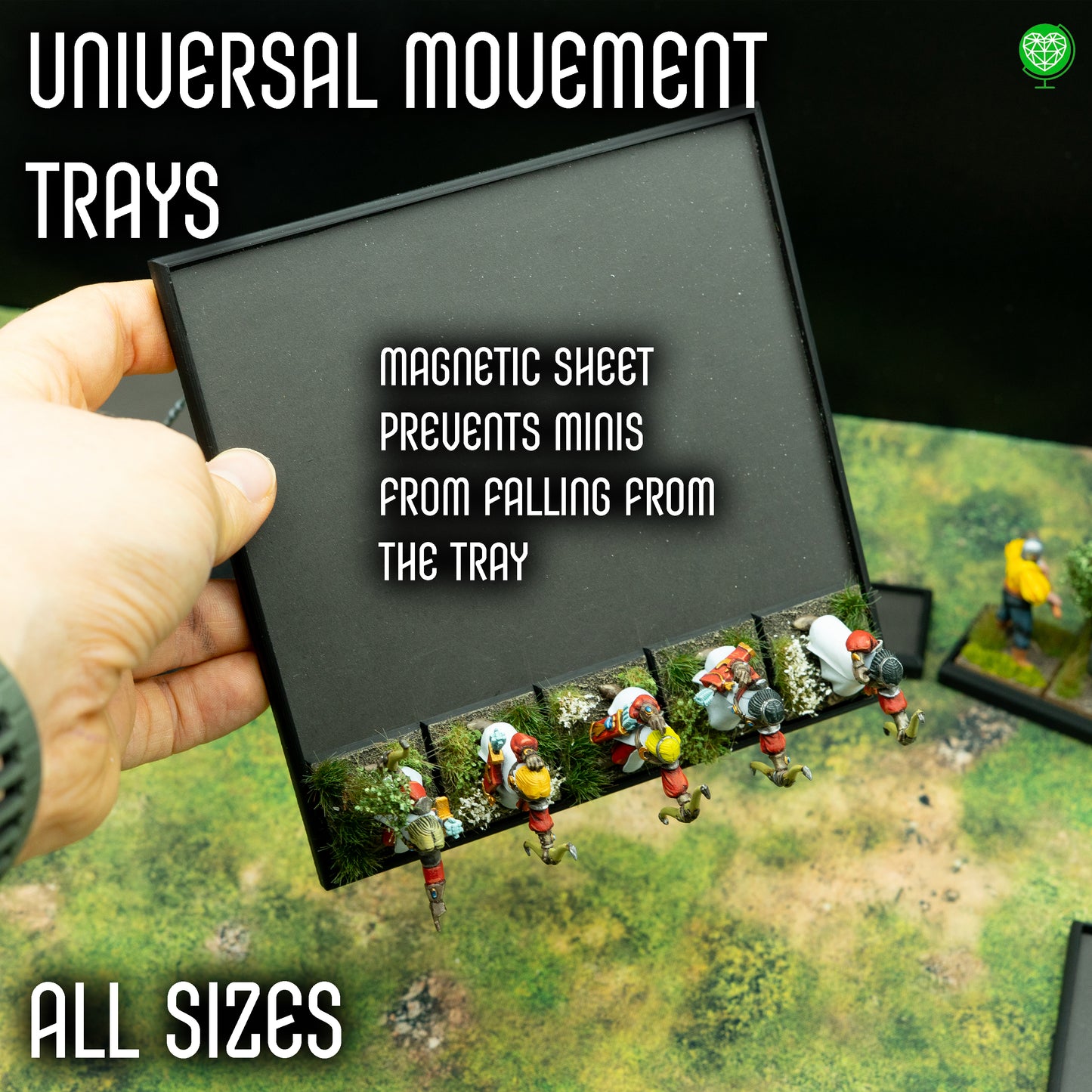 Monster Cavalry (50x75mm) - Magnetyczny Movement Tray do gier bitewnych