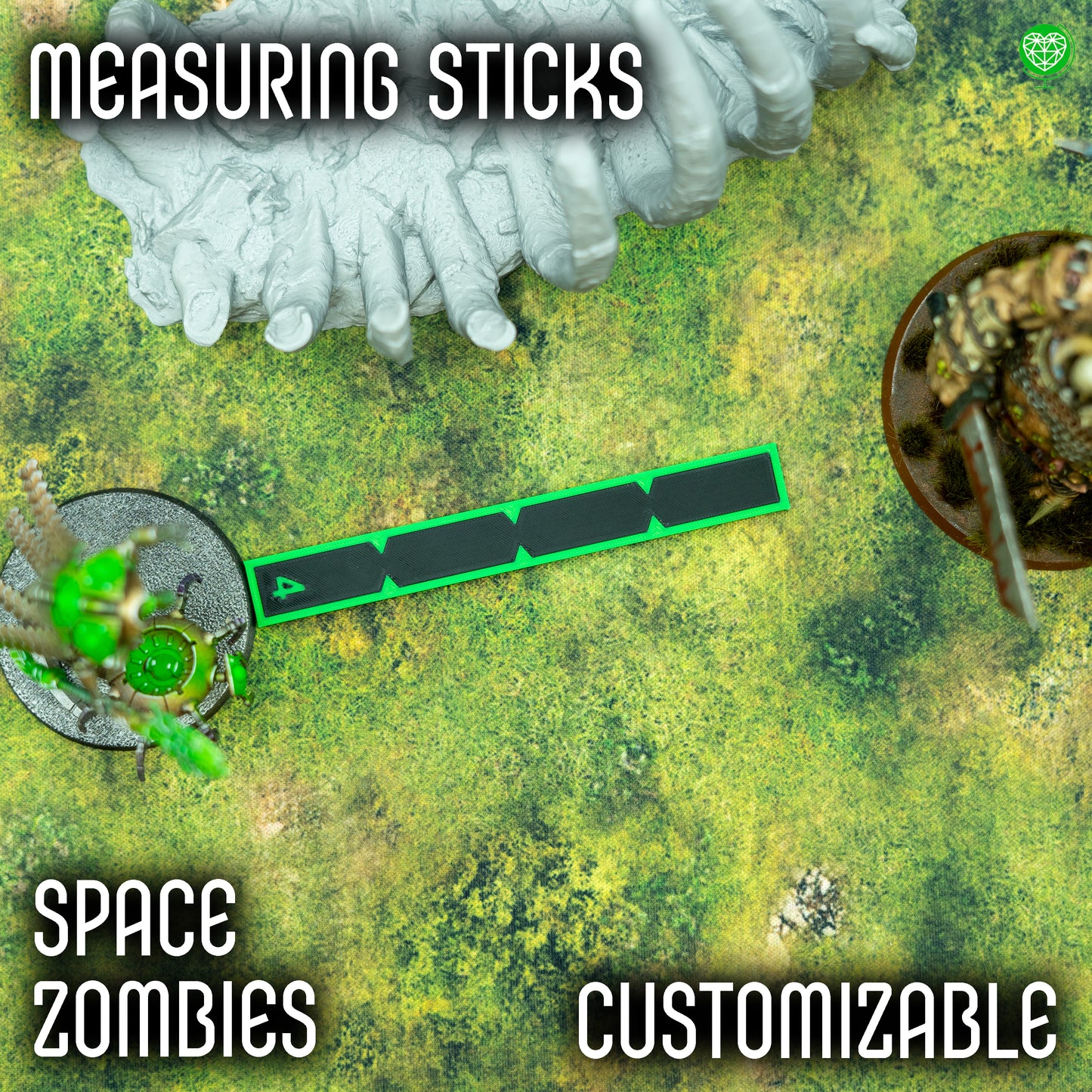 Zestaw miarek - Styl Space Zombies