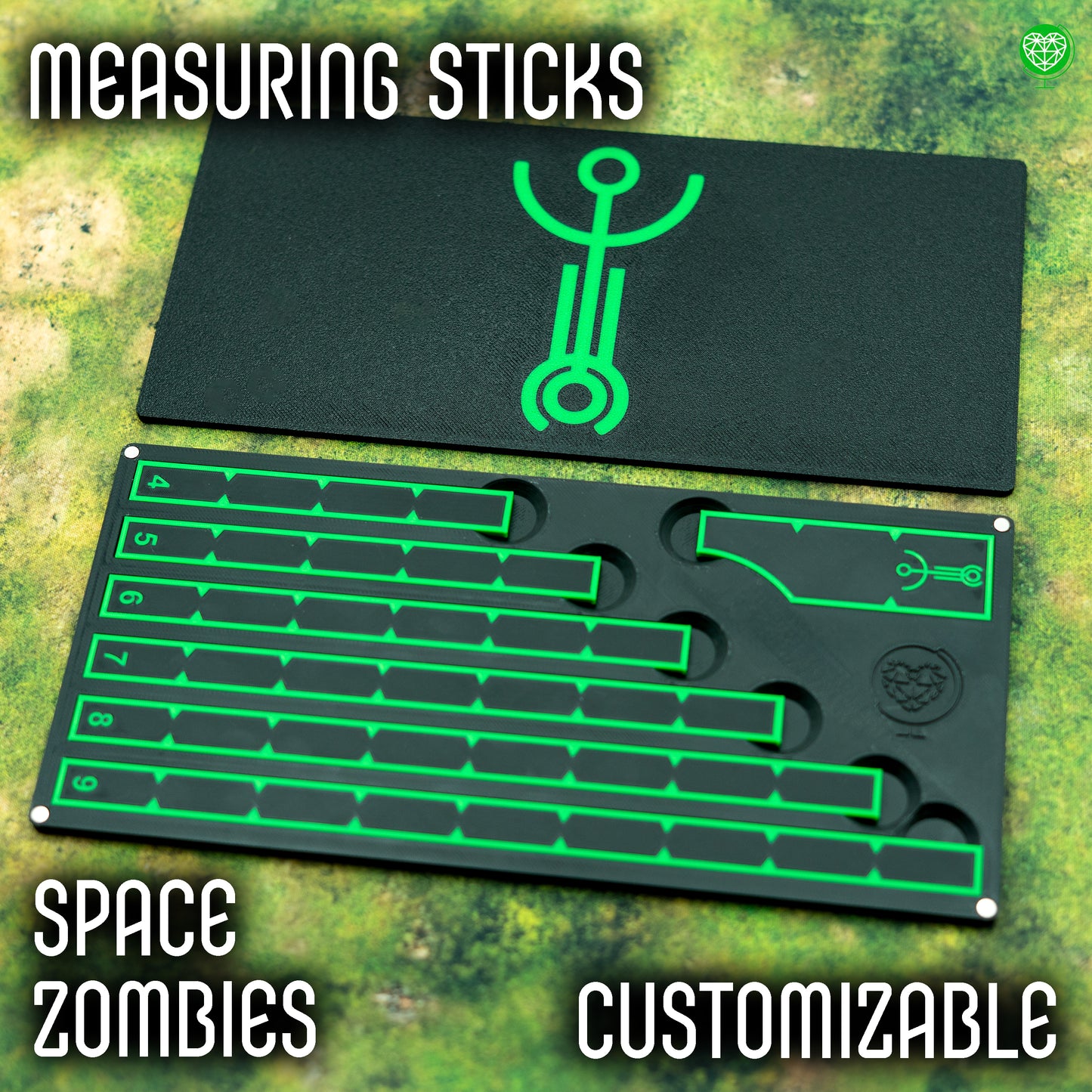 Zestaw miarek - Styl Space Zombies