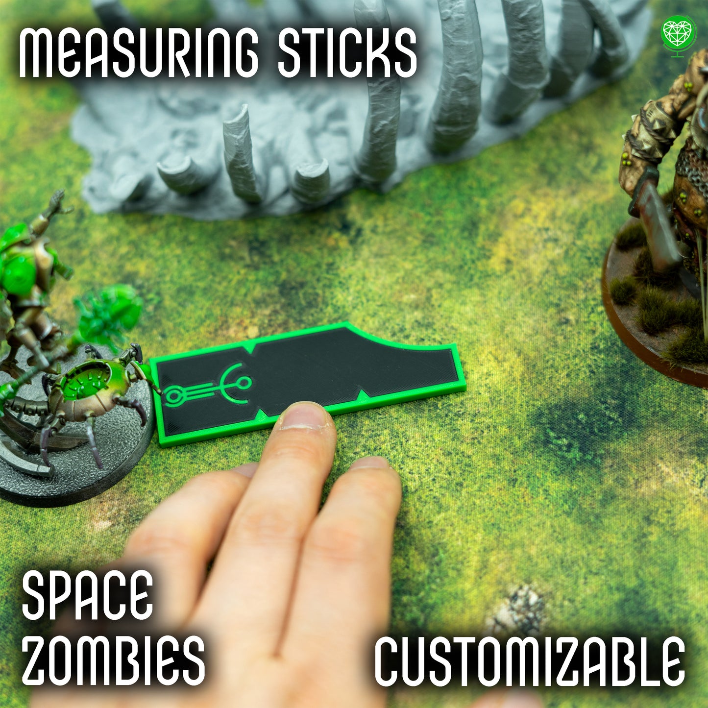 Zestaw miarek - Styl Space Zombies