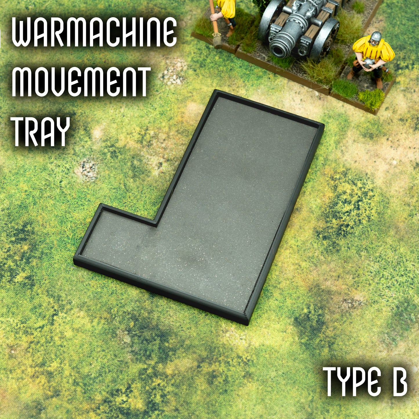 Movement Tray - 50x75mm - Cannons, Warmachines and alike