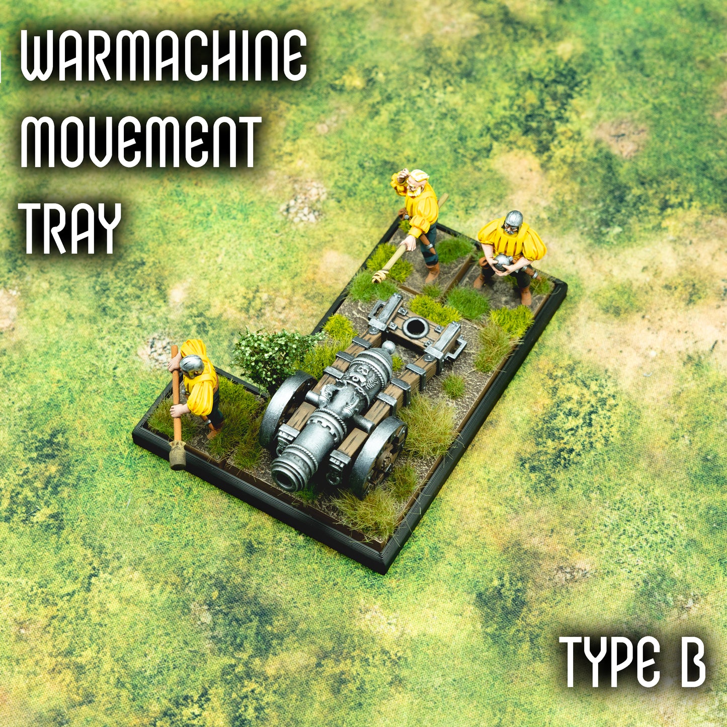 Movement Tray - 50x75mm - Cannons, Warmachines and alike