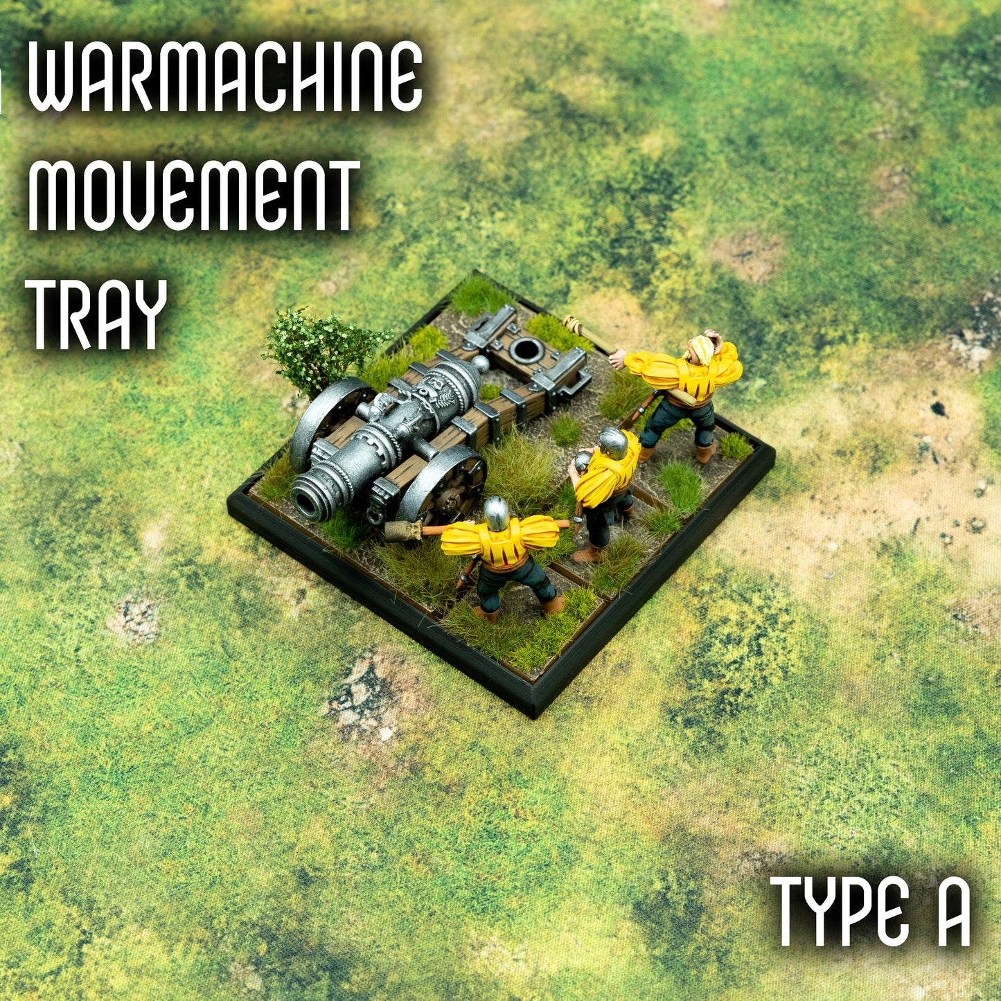Movement Tray - 50x75mm - Cannons, Warmachines and alike