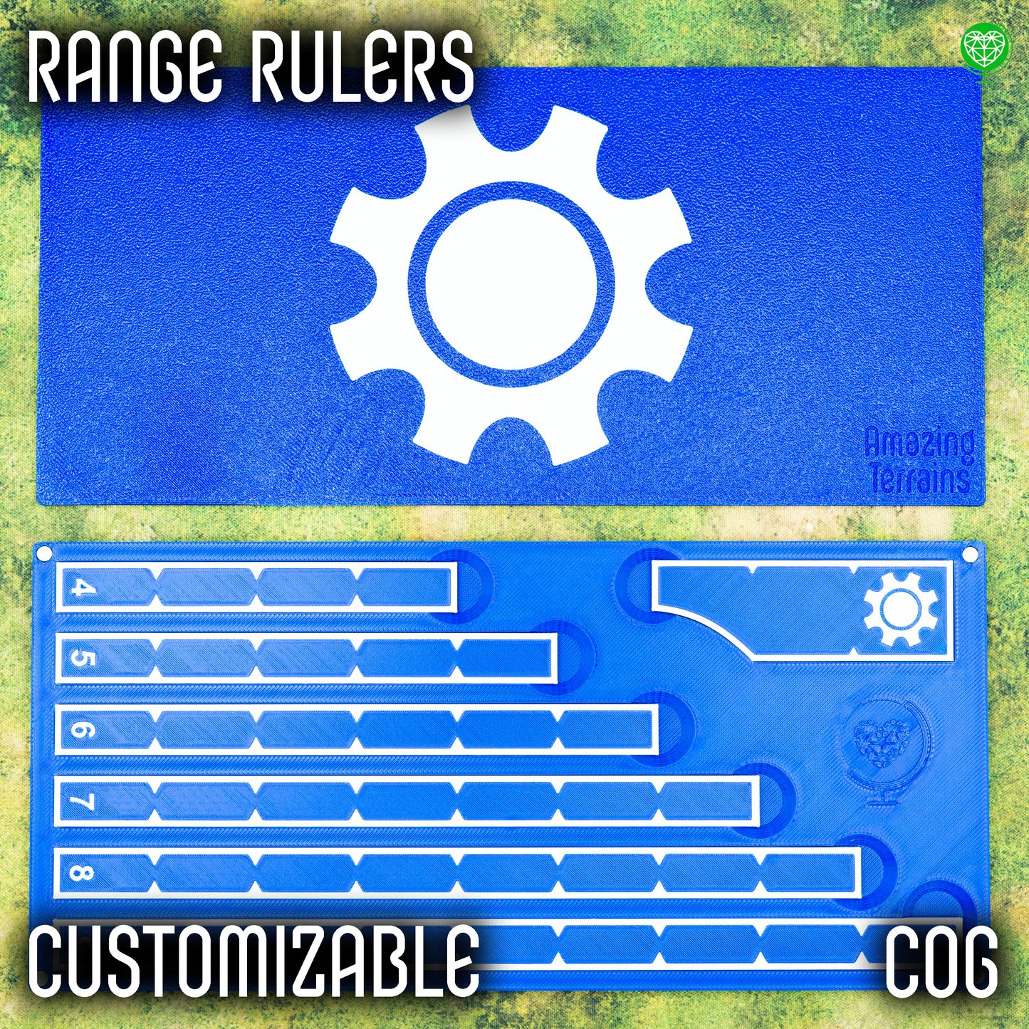 Range Rulers - Cog Style