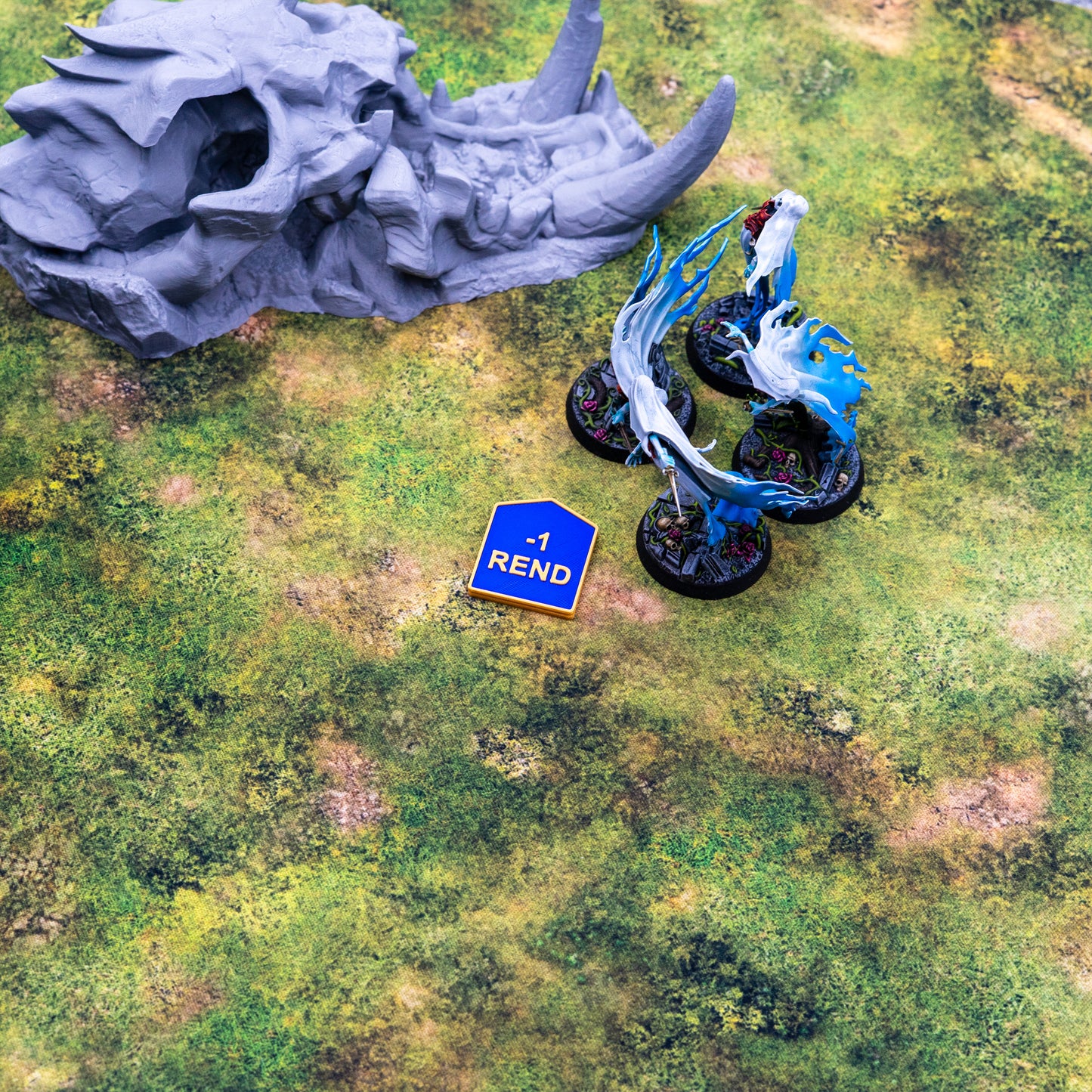 Zestaw dwustronnych znaczników dla Lizardmen do AoS