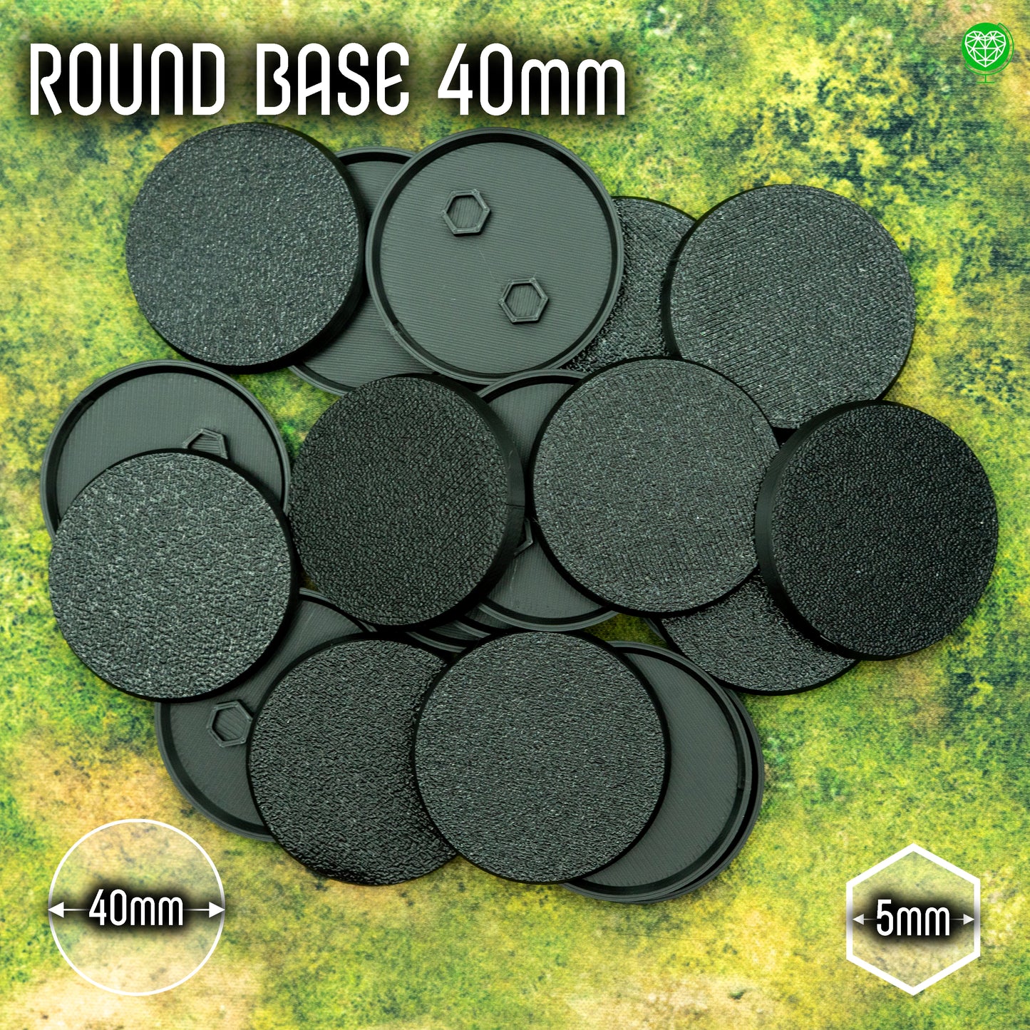 Podstawki 40mm okrągłe