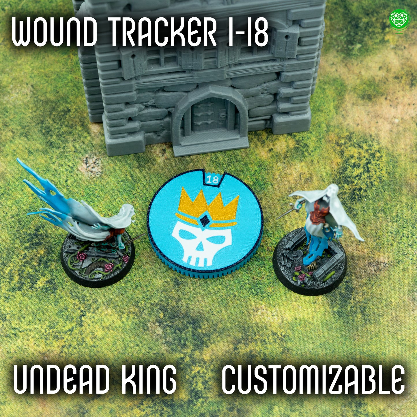 Znacznik 1-18 ran styl Undead King