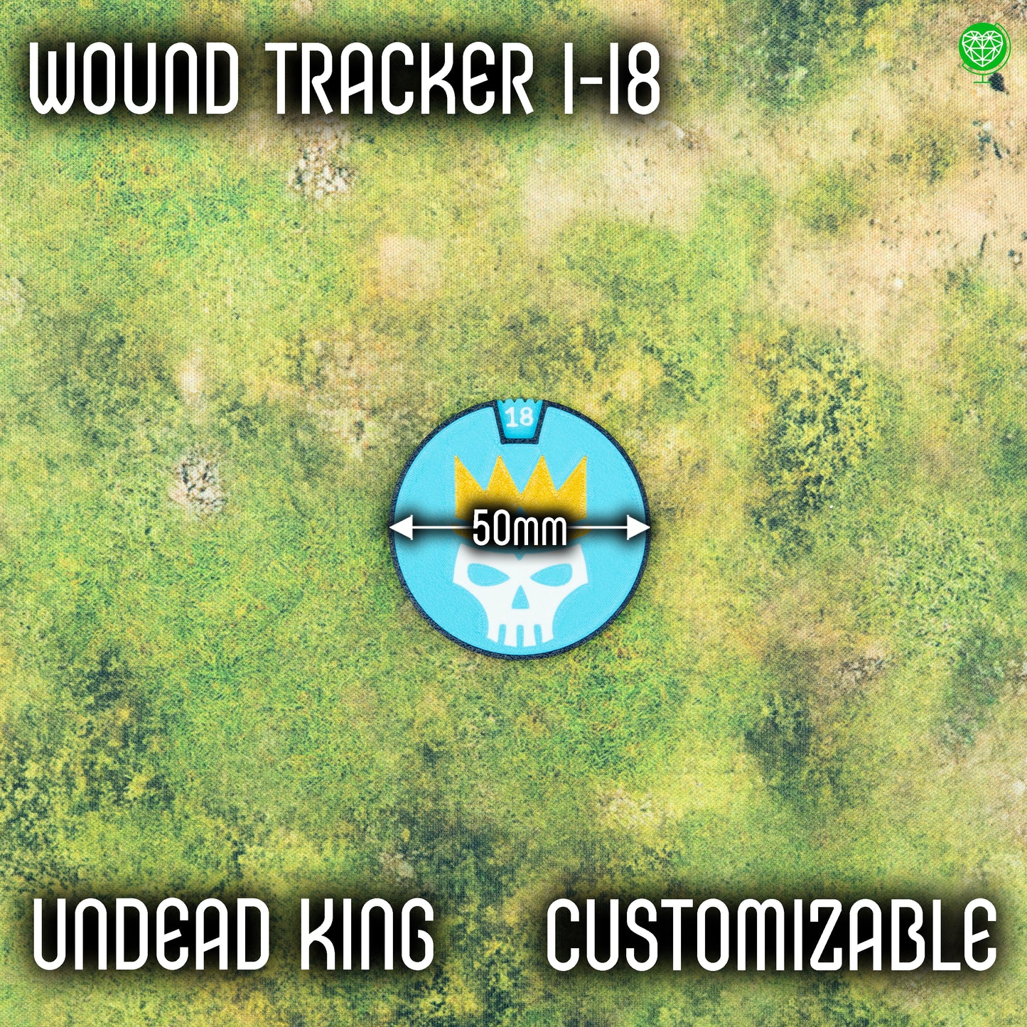 Znacznik 1-18 ran styl Undead King