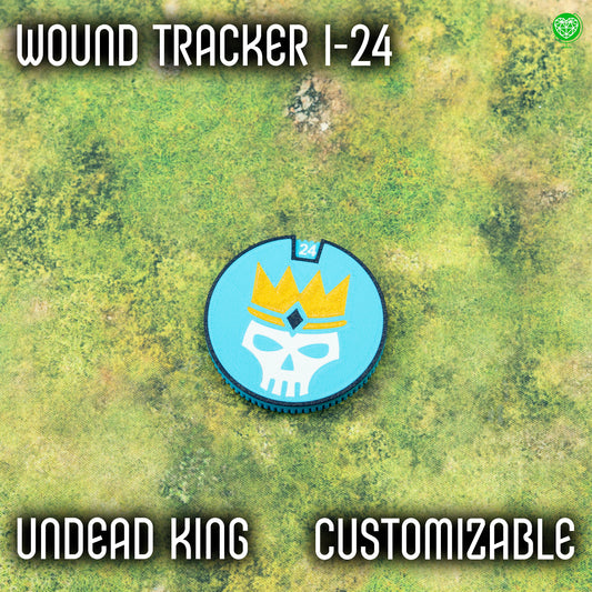 Zestaw znaczników 1-24 rany styl Undead King