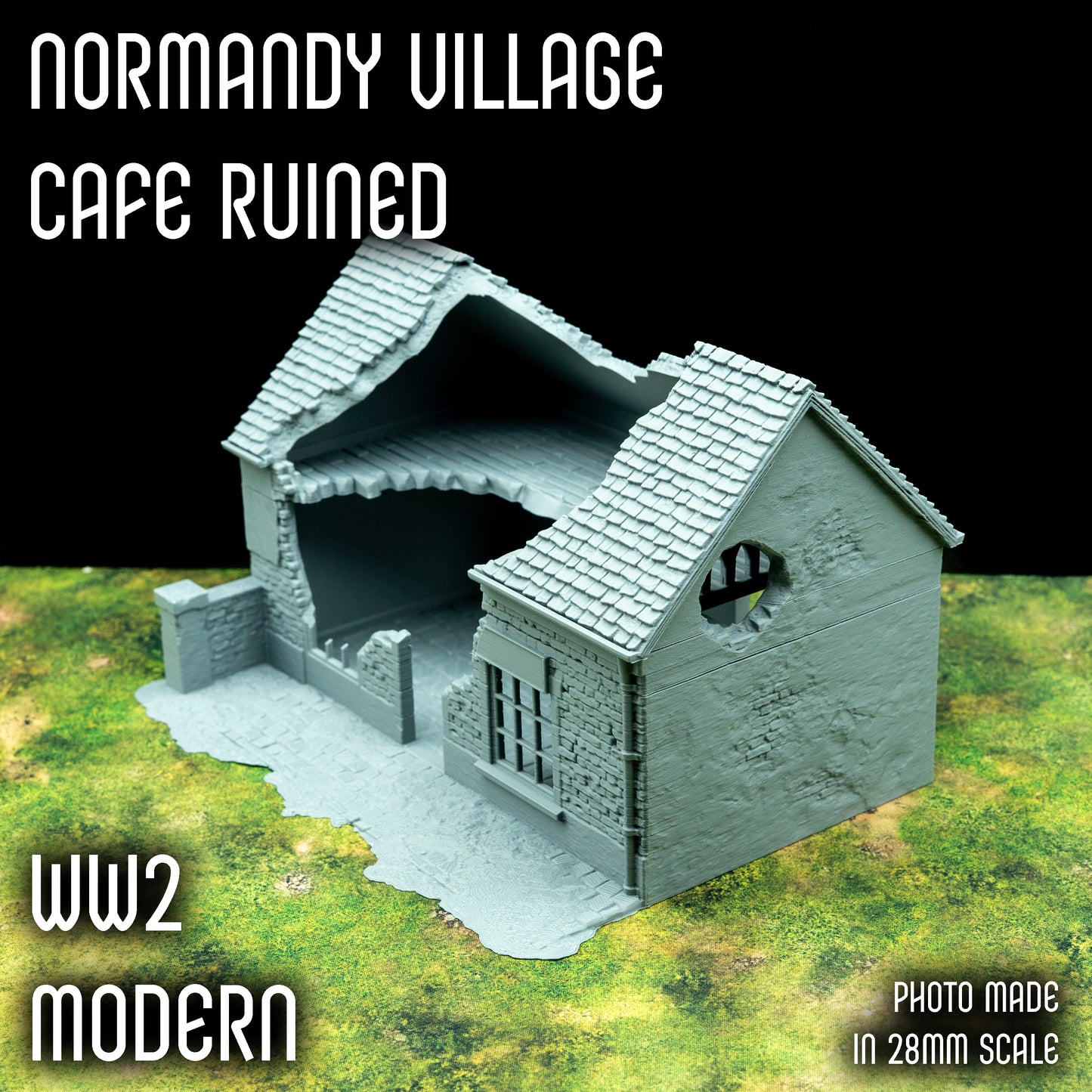 Normandy Village Cafe Ruined