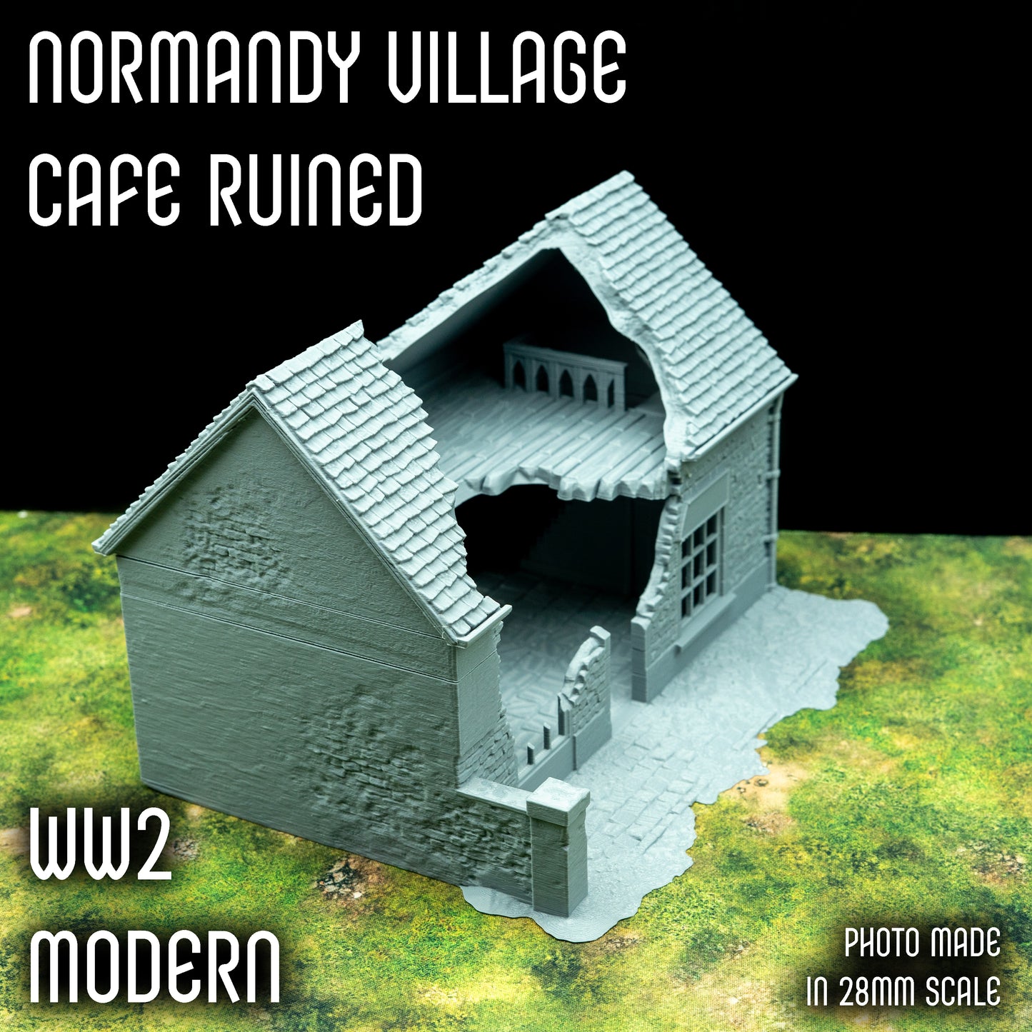 Normandy Village Cafe Ruined