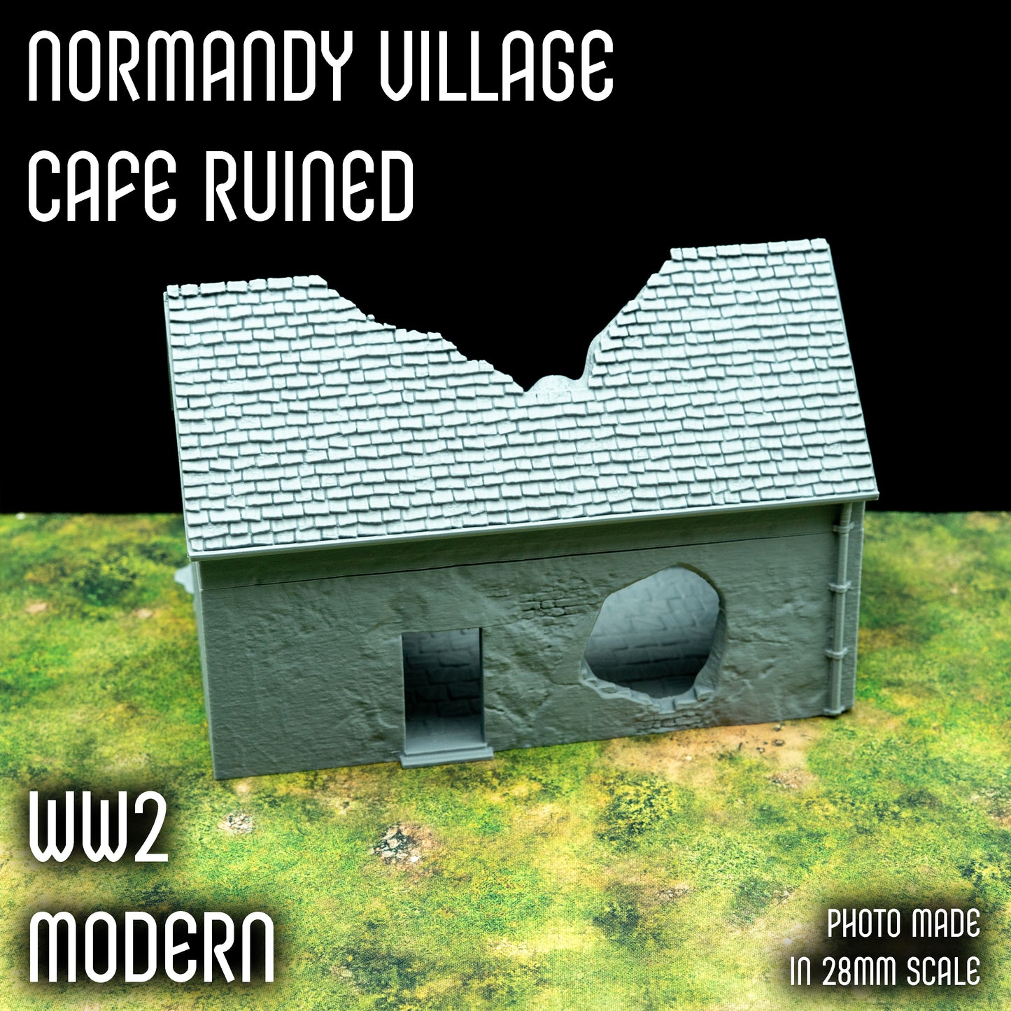 Normandy Village Cafe Ruined