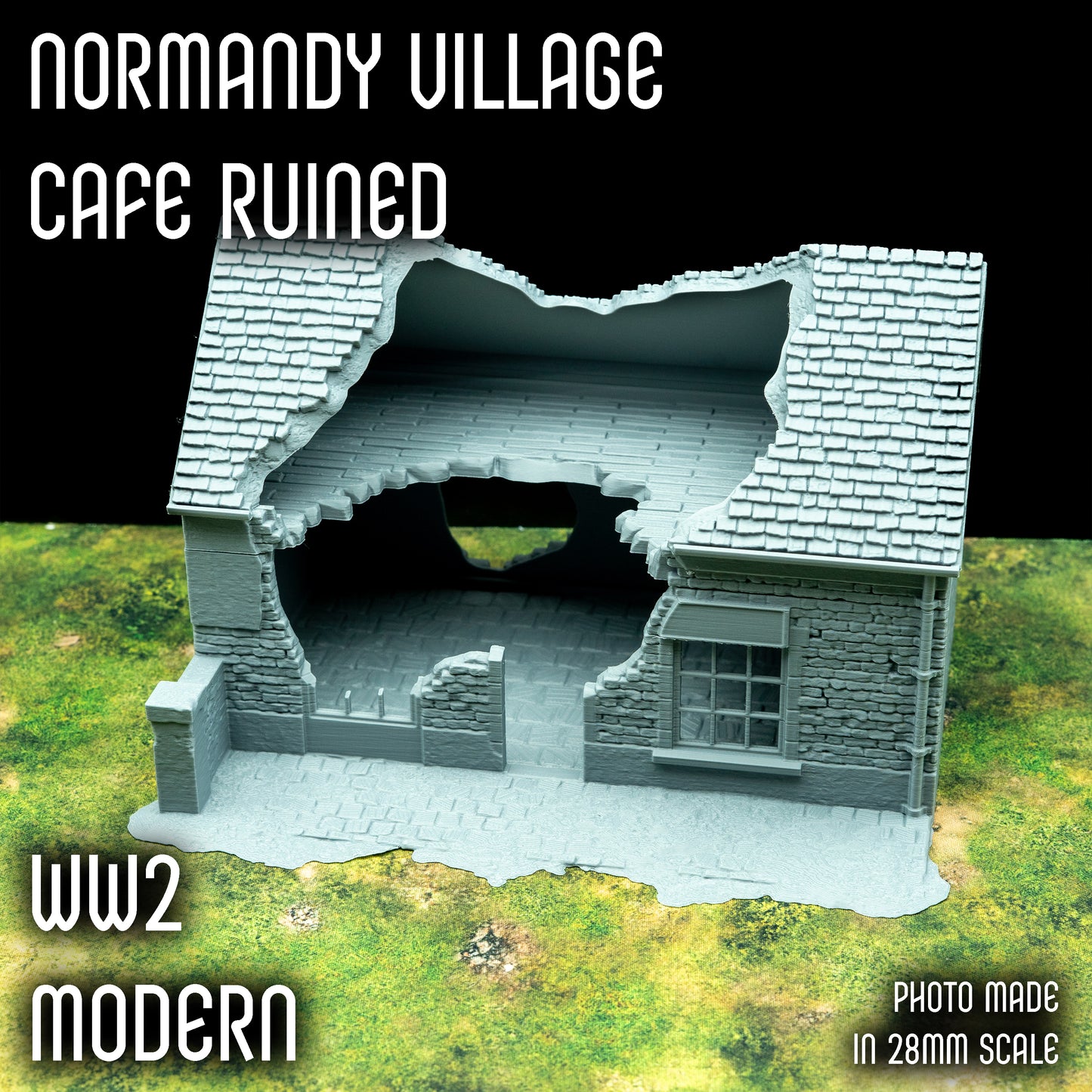 Normandy Village Cafe Ruined