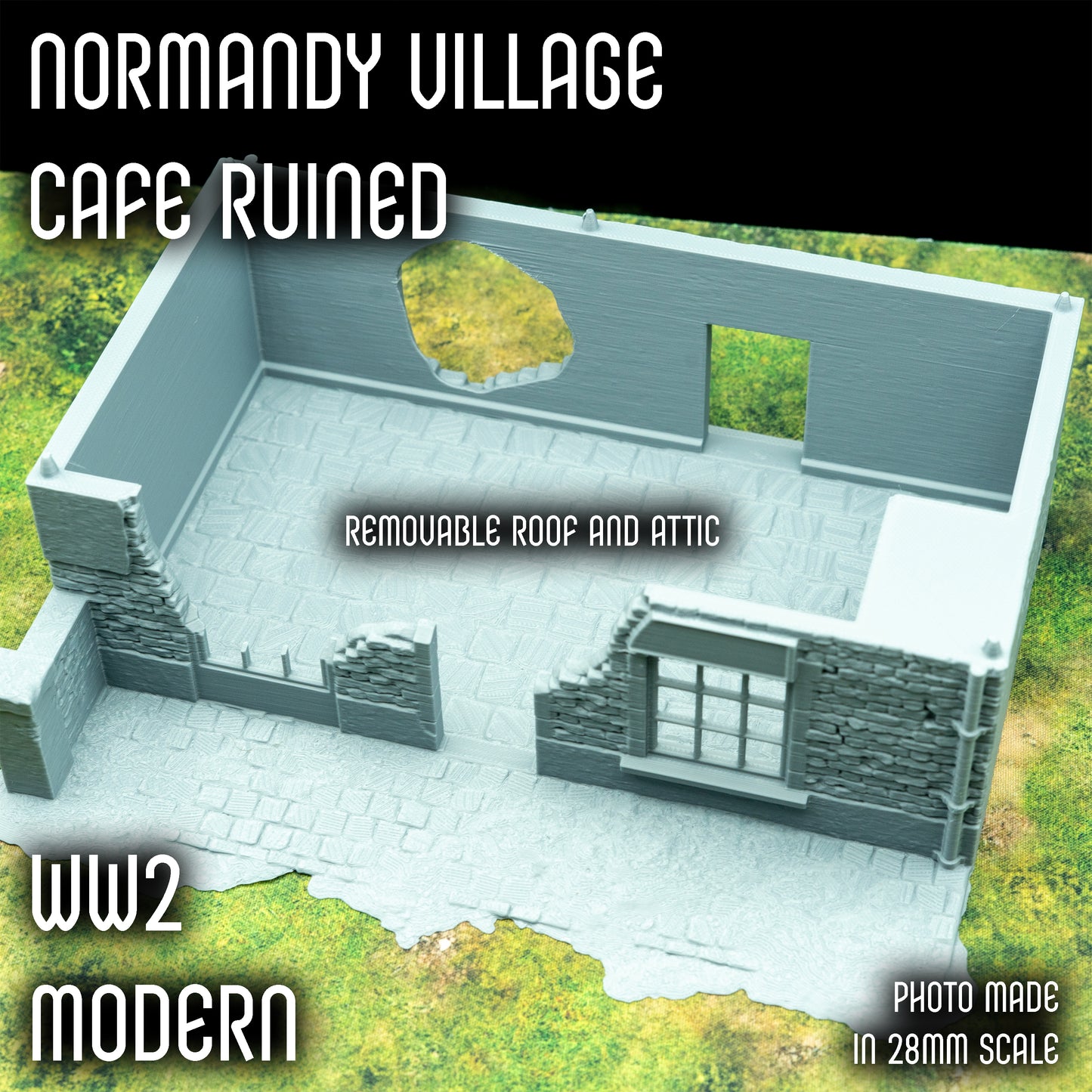 Normandy Village Cafe Ruined