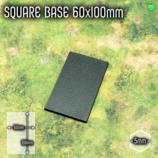 Square Base - 60x100mm - Magnet Ready
