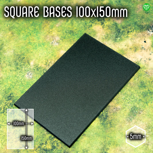 Podstawka kwadratowa - 100x150mm - z miejscem na magnes